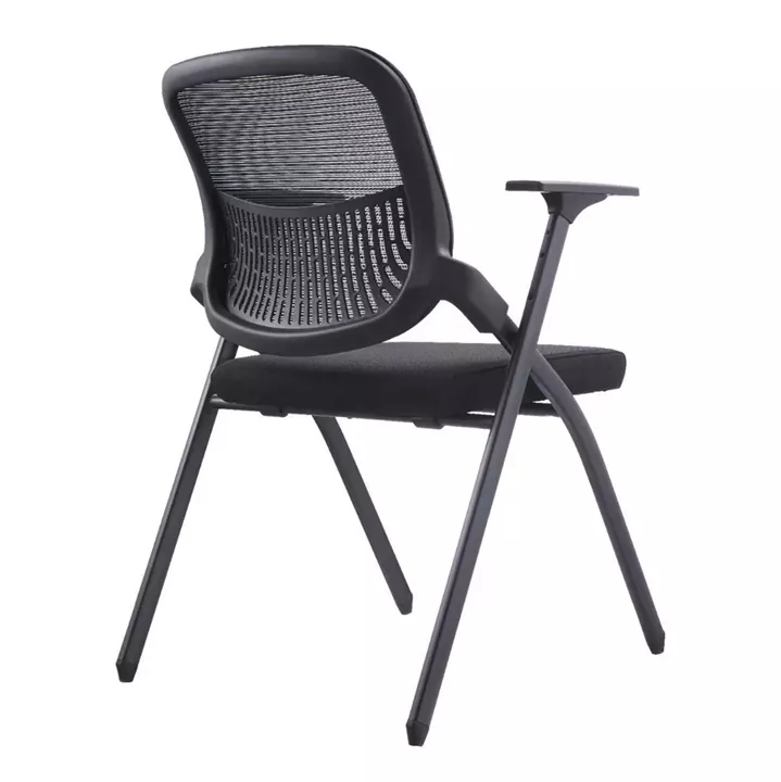 ΚΑΡΕΚΛΑ ΣΥΝΕΔΡΙΟΥ ΠΤΥΣΣΟΜΕΝΗ ΜΕ ΑΝΑΛΟΓΙΟ DENO HM1209.01 MESH ΥΦΑΣΜΑ ΜΑΥΡΟ 60x59x87Υεκ.