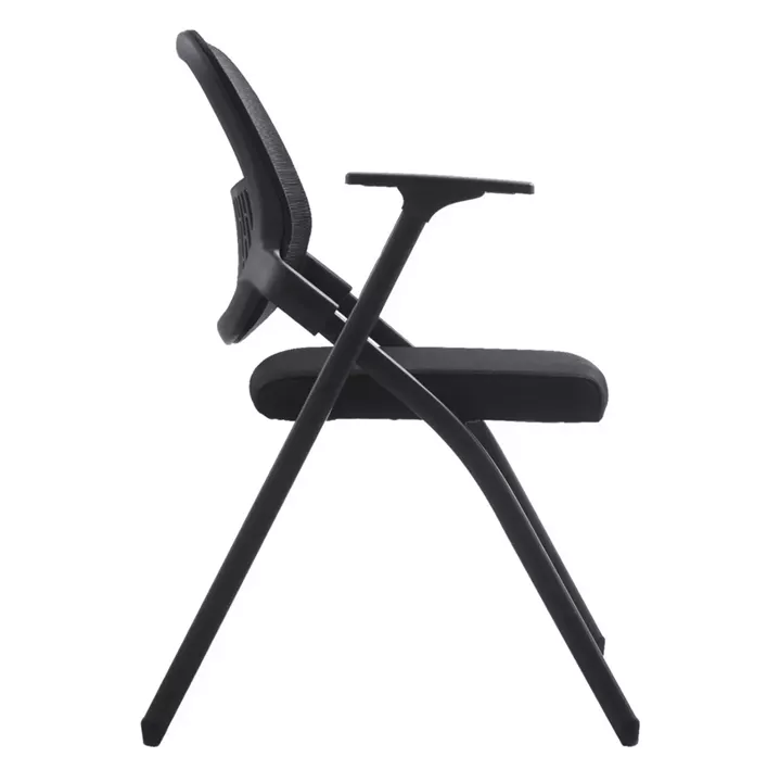 ΚΑΡΕΚΛΑ ΣΥΝΕΔΡΙΟΥ ΠΤΥΣΣΟΜΕΝΗ ΜΕ ΑΝΑΛΟΓΙΟ DENO HM1209.01 MESH ΥΦΑΣΜΑ ΜΑΥΡΟ 60x59x87Υεκ.