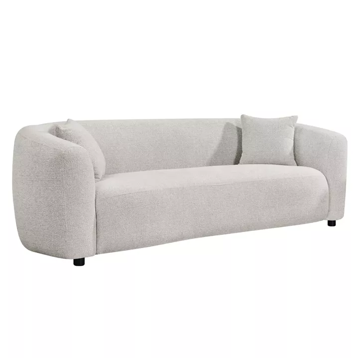 ΚΑΝΑΠΕΣ 3-ΘΕΣΙΟΣ NORD HM3321.02 ΑΝΟΙΧΤΟ ΜΠΕΖ ΥΦΑΣΜΑ 230x96x75Υεκ.