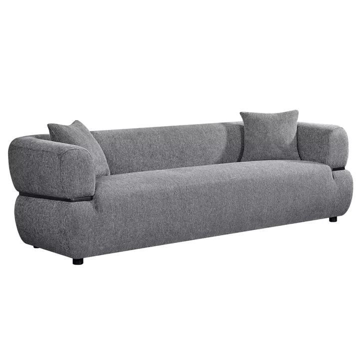 ΚΑΝΑΠΕΣ 3-ΘΕΣΙΟΣ ARCTIS HM3327.01 ΓΚΡΙ ΥΦΑΣΜΑ 229x88x68Υεκ.