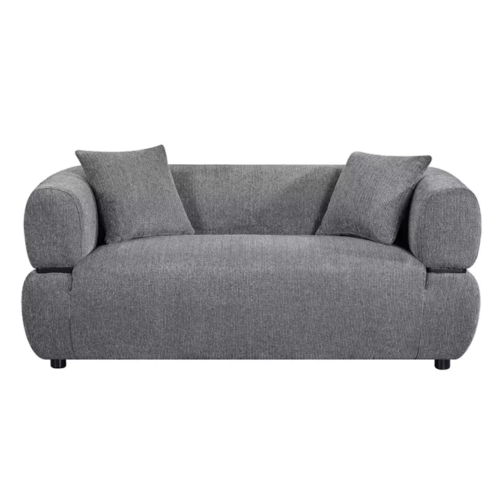 ΚΑΝΑΠΕΣ 2-ΘΕΣΙΟΣ ARCTIS HM3328.01 ΓΚΡΙ ΥΦΑΣΜΑ 169x88x68Υεκ.