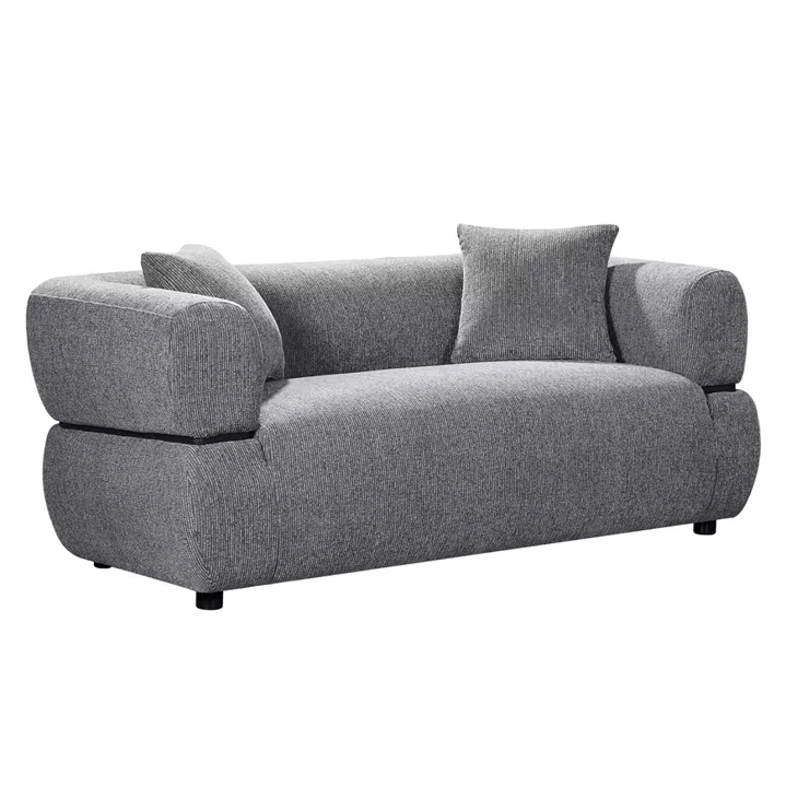 ΚΑΝΑΠΕΣ 2-ΘΕΣΙΟΣ ARCTIS HM3328.01 ΓΚΡΙ ΥΦΑΣΜΑ 169x88x68Υεκ.