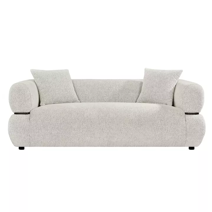 ΚΑΝΑΠΕΣ 2-ΘΕΣΙΟΣ ARCTIS HM3328.02 ΑΝΟΙΧΤΟ ΜΠΕΖ ΥΦΑΣΜΑ 169x88x68Υεκ.