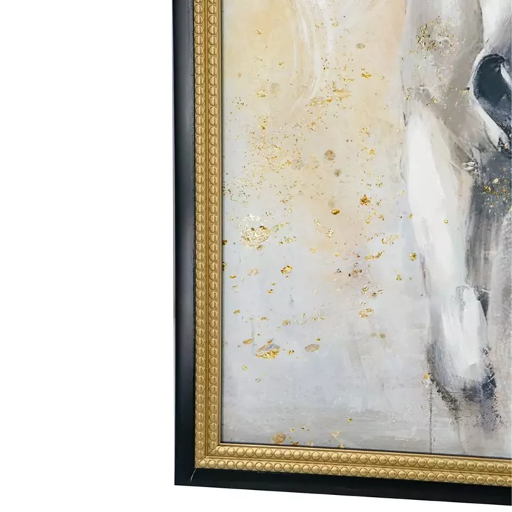 Artekko Canvasia Πολύχρωμος Πίνακας σε Καμβά με Μαύρη Κορνίζα (100x2.8x100)cm