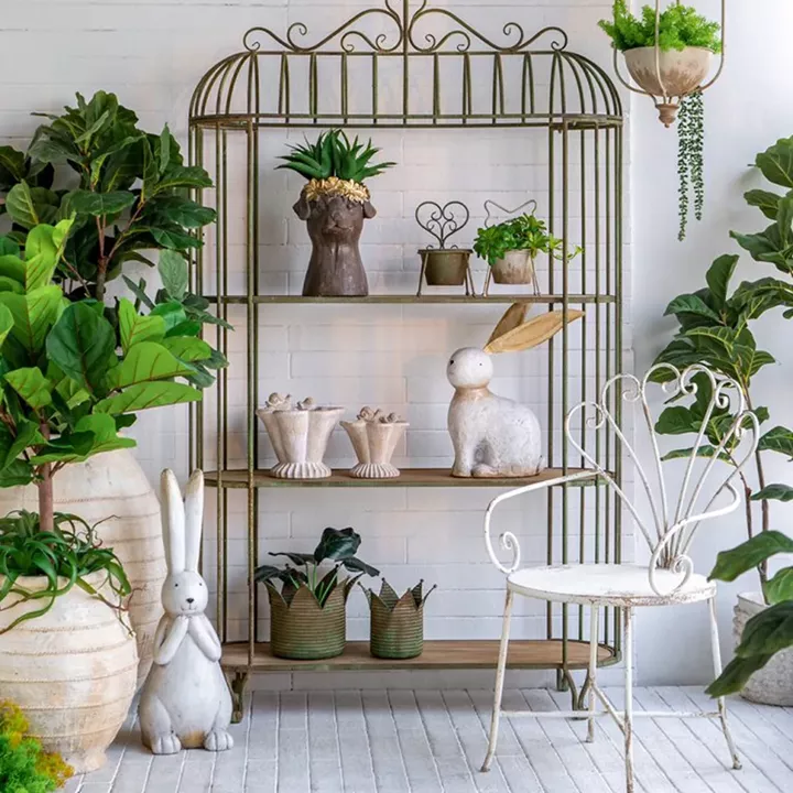 Artekko Vector Μεταλλική Καρέκλα σε Λευκή Πατίνα (62x56x97)cm