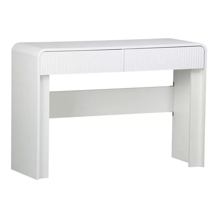Console table Zaplen pakoworld mdf in white color 110x38x75cm