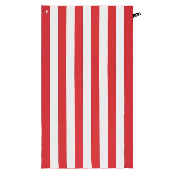 Beauty Home Πετσέτα θαλάσσης Microfiber 200gsm Art 2281 90x160 Κόκκινο