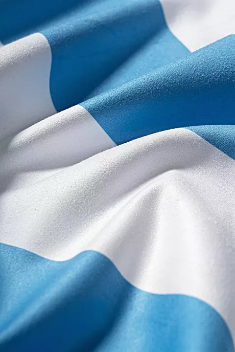 Beauty Home Πετσέτα θαλάσσης Microfiber 200gsm Art 2283 90x160 Σιελ