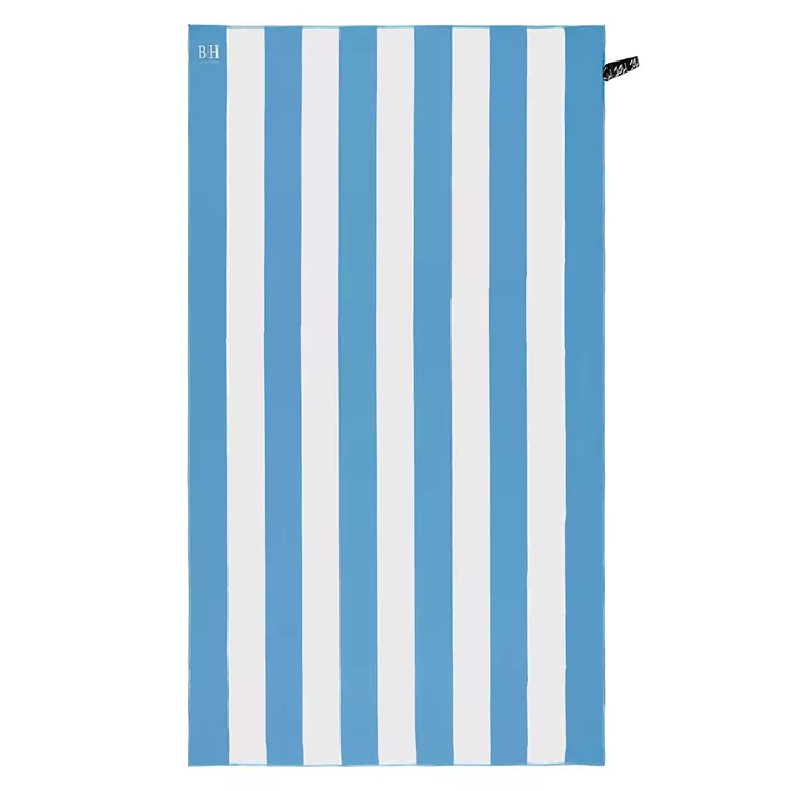 Beauty Home Πετσέτα θαλάσσης Microfiber 200gsm Art 2283 90x160 Σιελ