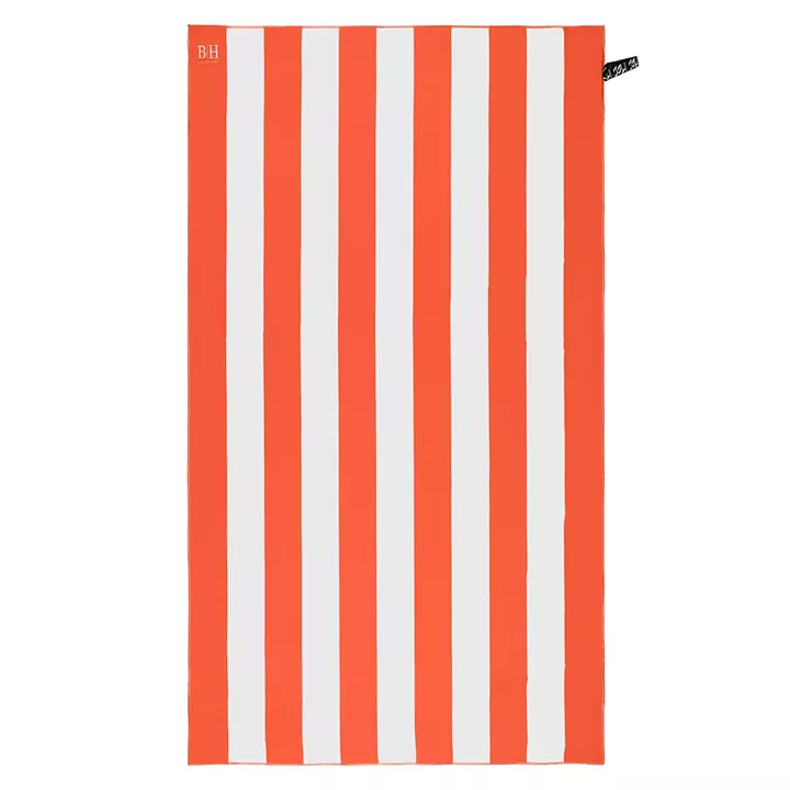 Beauty Home Πετσέτα θαλάσσης Microfiber 200gsm Art 2285 90x160 Πορτοκαλί