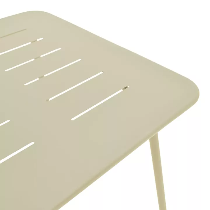 Table Moraja pakoworld cream metal 70x70x73cm
