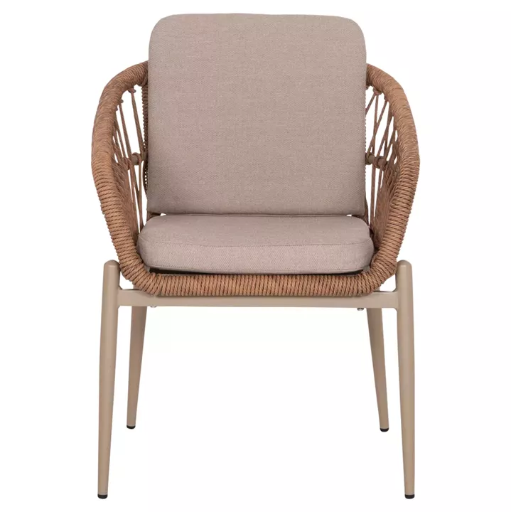 ΠΟΛΥΘΡΟΝΑ ΑΛΟΥΜΙΝΙΟΥ GALDIN HM6272.03 ΚΑΠΟΥΤΣΙΝΟ-P.E.RATTAN-ΜΠΕΖ ΥΦΑΣΜΑ 65x60x76Υεκ