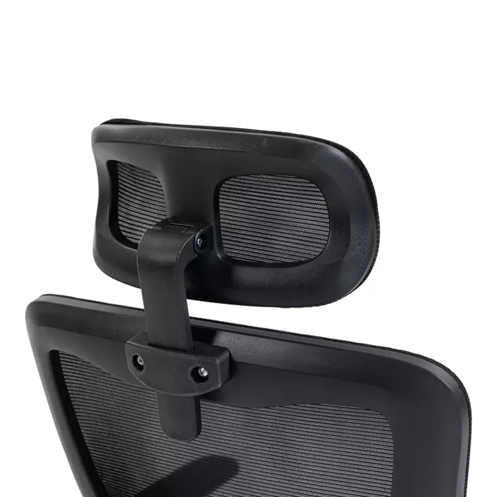 Καρέκλα γραφείου διευθυντή Mainz pakoworld mesh χρώμα μαύρο 50x60x112-122εκ