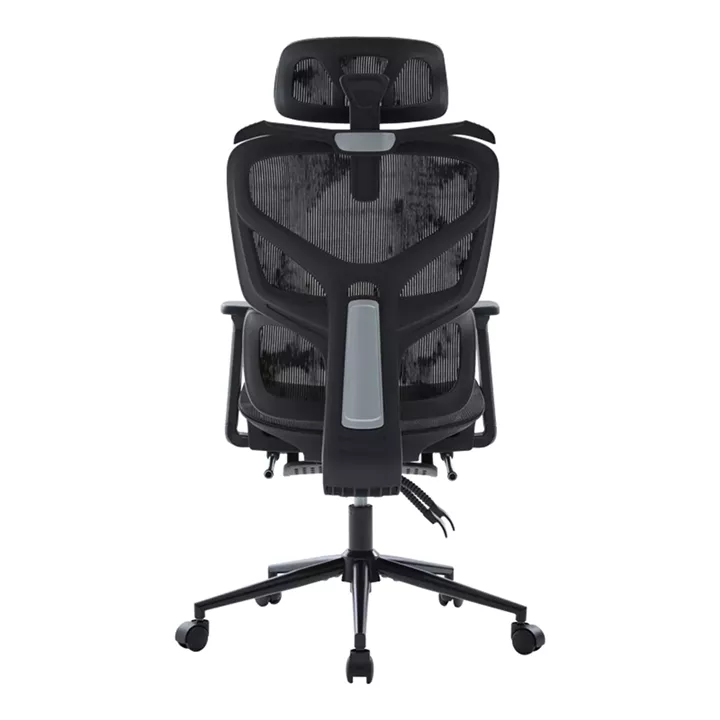 Καρέκλα γραφείου διευθυντη Vigo pakoworld mesh χρώμα μαύρο 52x70x118-124εκ