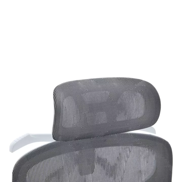 Καρέκλα γραφείου διευθυντη Vigo pakoworld λευκό- mesh γκρι 52x70x118-124εκ