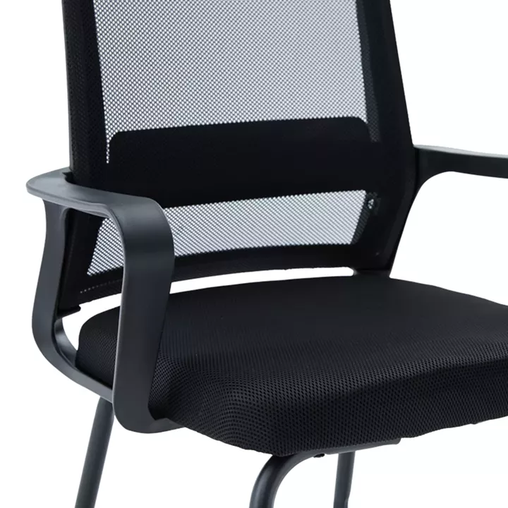 Καρέκλα επισκέπτη Palma pakoworld mesh μαύρο 46x52x94εκ