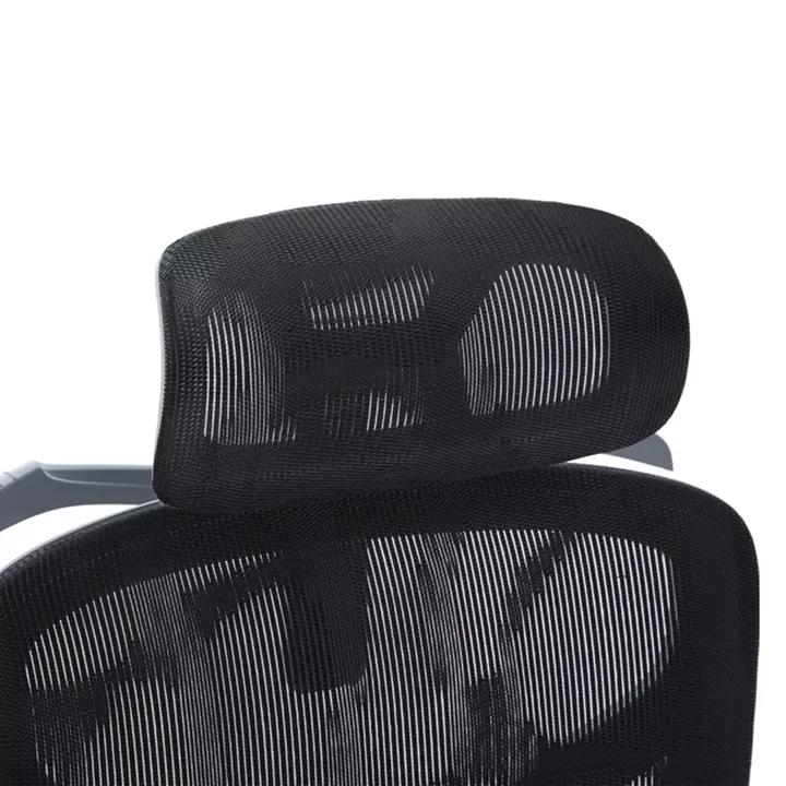 Καρέκλα γραφείου διευθυντη Vigo pakoworld γκρι- mesh μαύρο 52x70x118-124εκ