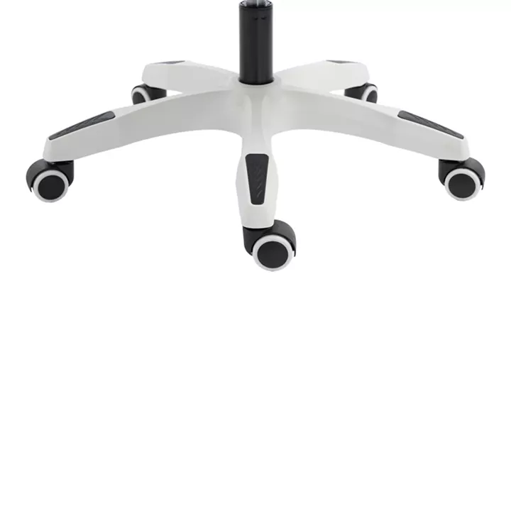 Καρέκλα γραφείου διευθυντή με υποπόδιο Meton pakoworld λευκό - mesh γκρι 48x60x118-128εκ