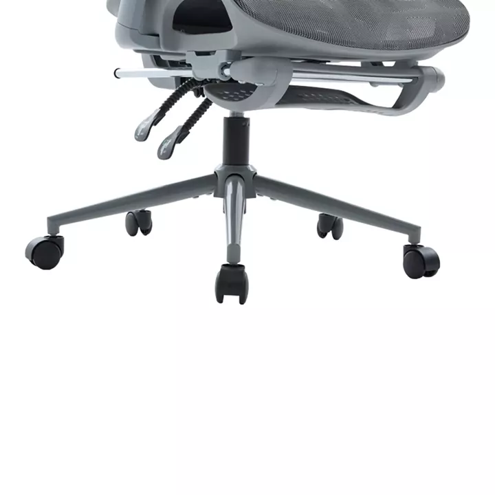 Καρέκλα γραφείου διευθυντη Vigo pakoworld mesh χρώμα γκρι 52x70x118-124εκ