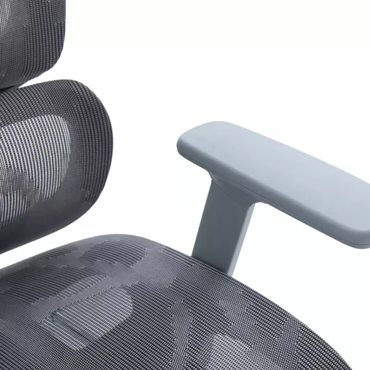 Καρέκλα γραφείου διευθυντη Vigo pakoworld mesh χρώμα γκρι 52x70x118-124εκ