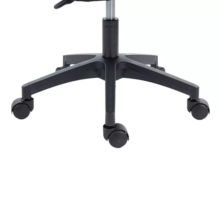 Καρέκλα γραφείου Plymot pakoworld mesh χρώμα μαύρο 48x58x112-122εκ