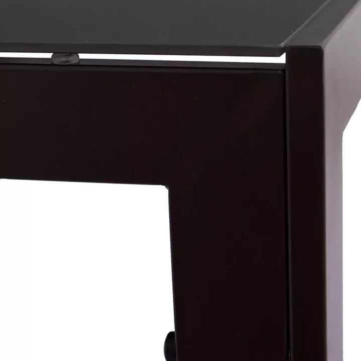 OUTDOOR DINING SET 5PCS ENDIKA HM21011 DINING CHAIRS WITH CUSHIONS & TABLE 150x90cm BROWN