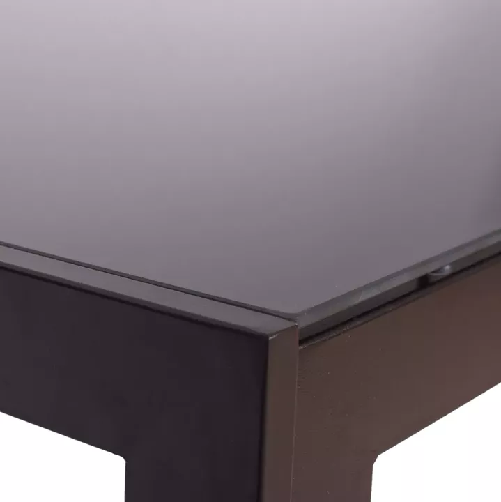 OUTDOOR DINING SET 5PCS ENDIKA HM21011 DINING CHAIRS WITH CUSHIONS & TABLE 150x90cm BROWN