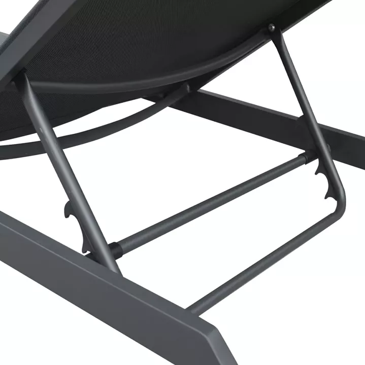 ΞΑΠΛΩΣΤΡΑ ΑΛΟΥΜΙΝΙΟΥ MARIMAR HM6562.01 ΣΚΕΛΕΤΟΣ & TEXTILENE ΓΚΡΙ 218x67x31Υεκ