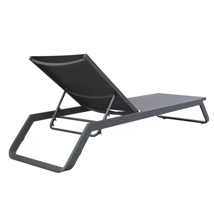 ΞΑΠΛΩΣΤΡΑ ΑΛΟΥΜΙΝΙΟΥ MARIMAR HM6562.01 ΣΚΕΛΕΤΟΣ & TEXTILENE ΓΚΡΙ 218x67x31Υεκ