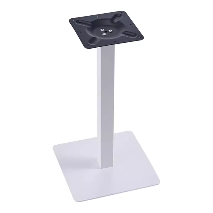 Βάση τραπεζιού Batan I pakoworld μέταλλο λευκό 40x40x72εκ