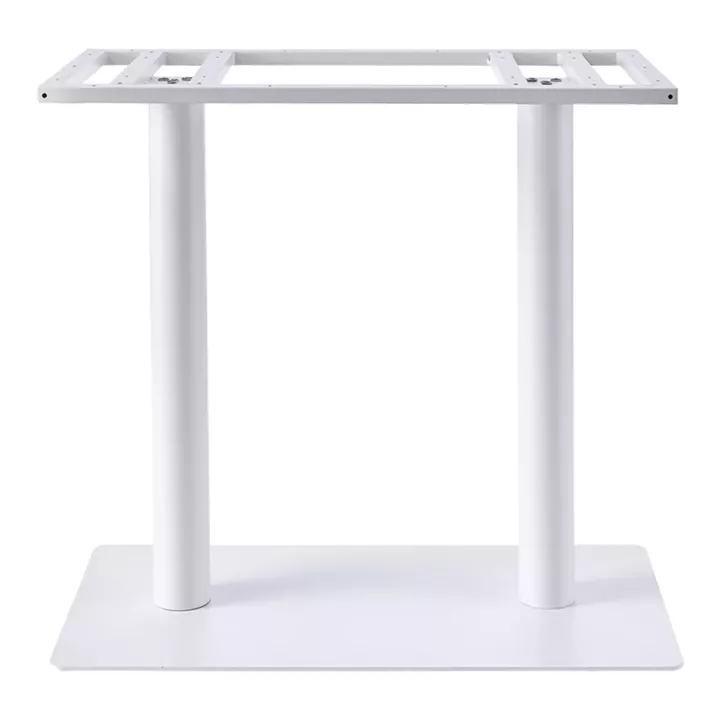 Soign pakoworld metal table base white 80x40x108cm