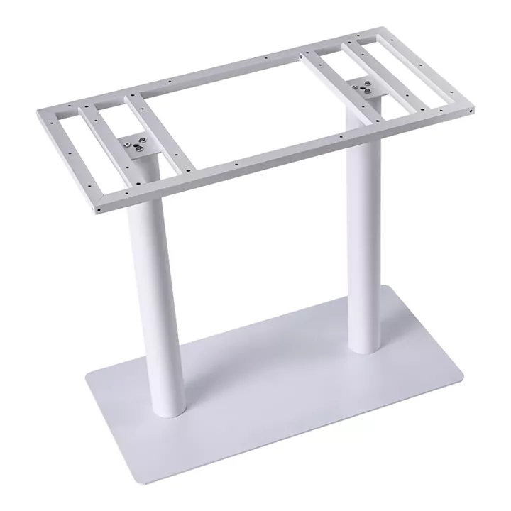 Soign pakoworld metal table base white 80x40x108cm
