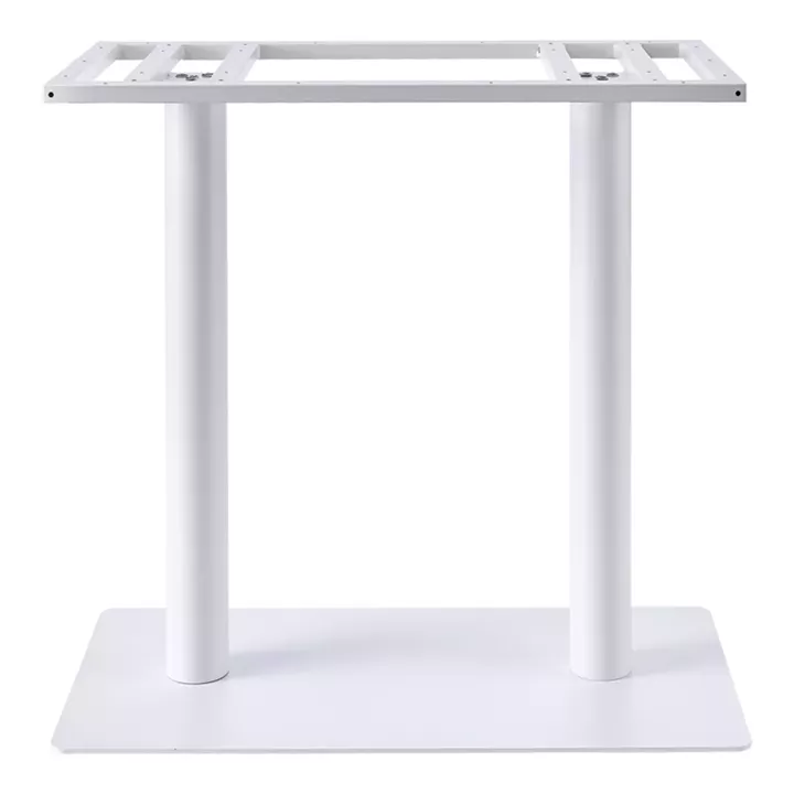 Soign pakoworld metal table base white 80x40x90cm