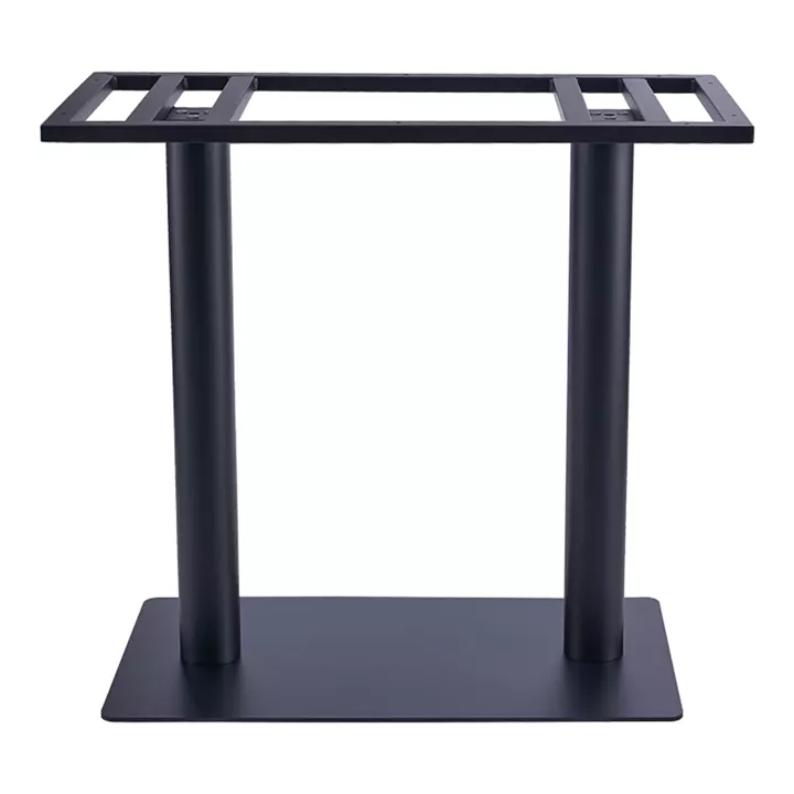 Soign pakoworld metal table base black 80x40x90cm