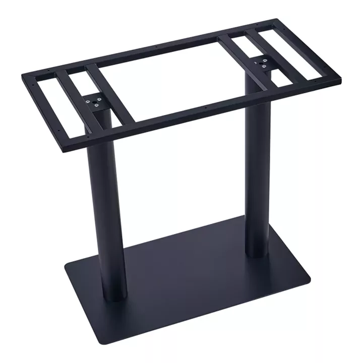 Soign pakoworld metal table base black 80x40x90cm