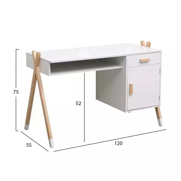 ΣΕΤ ΠΑΙΔΙΚΟΥ ΔΩΜΑΤΙΟΥ 6TMX PASCHAL HM21337 ΞΥΛΟ ΠΕΥΚΟΥ--ΜΕΛΑΜΙΝΗ-ΛΕΥΚΟ