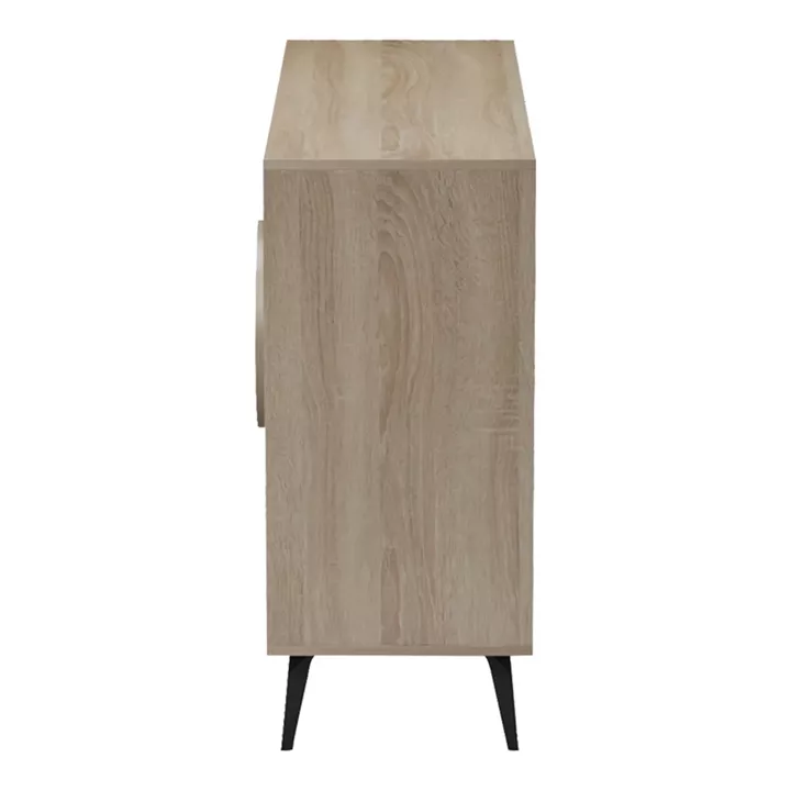 Μπουφές Gora pakoworld sonoma-ανθρακί 110x35.5x82εκ