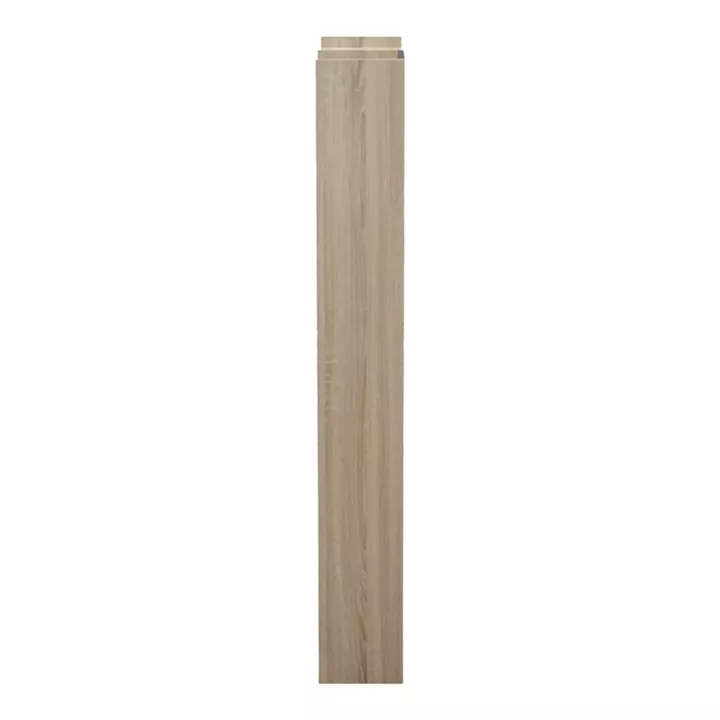 Βιβλιοθήκη Corpus pakoworld sonoma - ανθρακί 61x22x162εκ