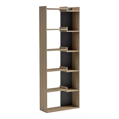 Corpus pakoworld sonoma bookcase - anthracite 61x22x162cm