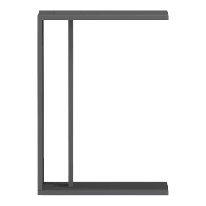 Βοηθητικό τραπέζι Muju pakoworld ανθρακί  30x40x55εκ