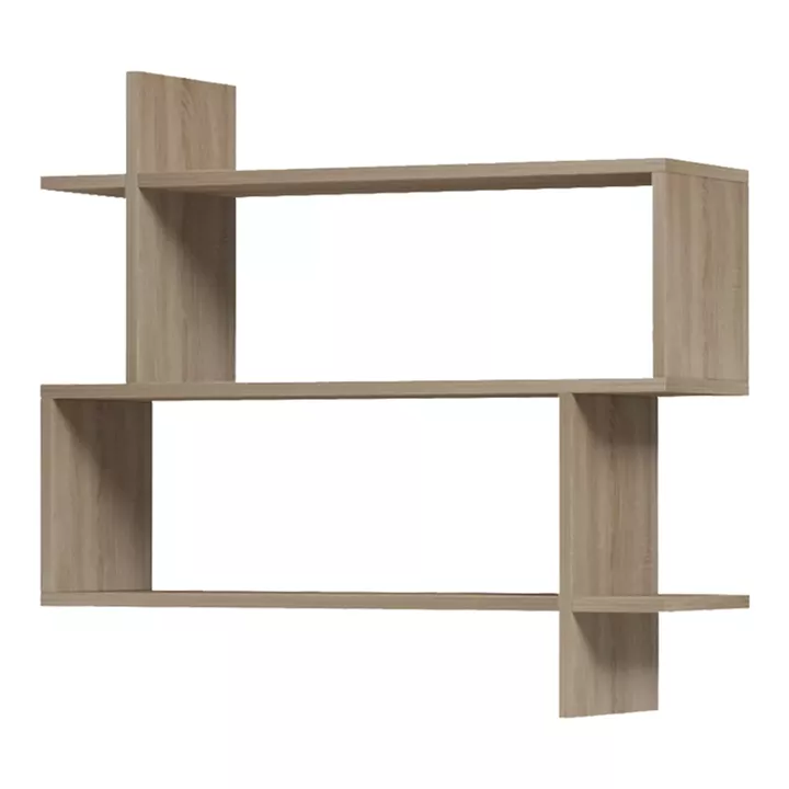 Ραφιέρα τοίχου Paralel pakoworld sonoma 70x22x65,5εκ