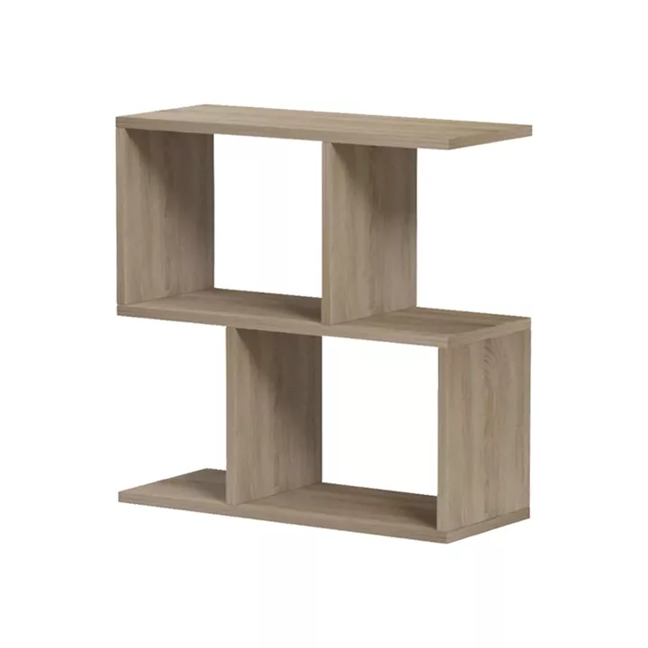 Βοηθητικό τραπέζι-βιβλιοθήκη Wesmol pakoworld sonoma 50x20x50εκ