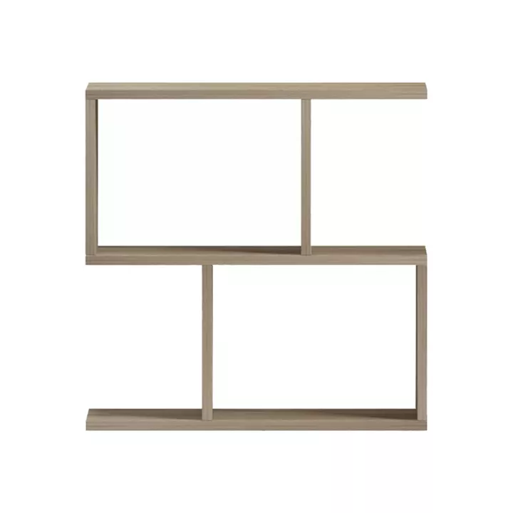 Βοηθητικό τραπέζι-βιβλιοθήκη Wesmol pakoworld sonoma 50x20x50εκ