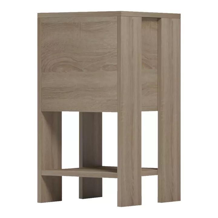 Κομοδίνο Reppo pakoworld sonoma 30x30x55εκ