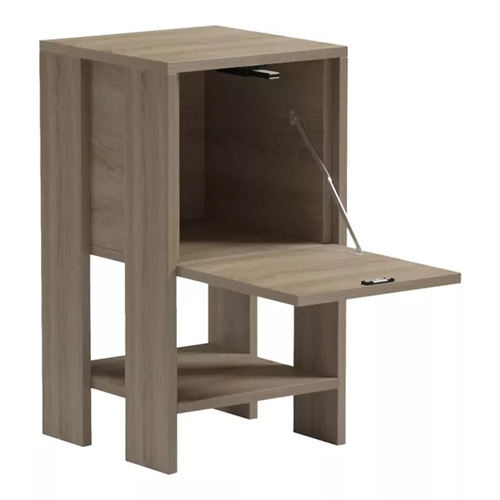 Κομοδίνο Reppo pakoworld sonoma 30x30x55εκ