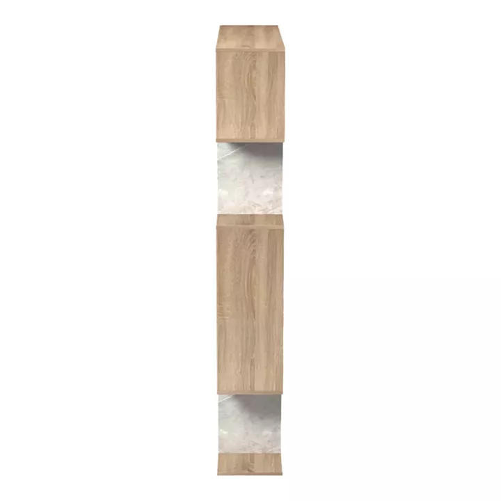 Mito pakoworld sonoma-beige marble look bookcase 108.5x25x161cm