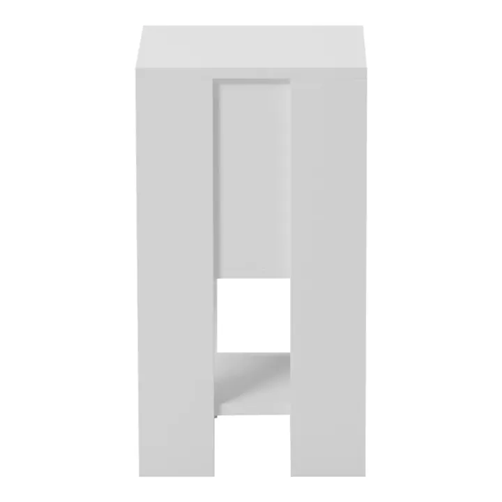 Κομοδίνο Reppo pakoworld λευκό 30x30x55εκ