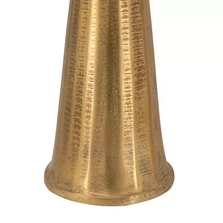 Artekko Noble Χρυσό Μεταλλικό Κηροπήγιο (8.3x8.3x24.3)cm