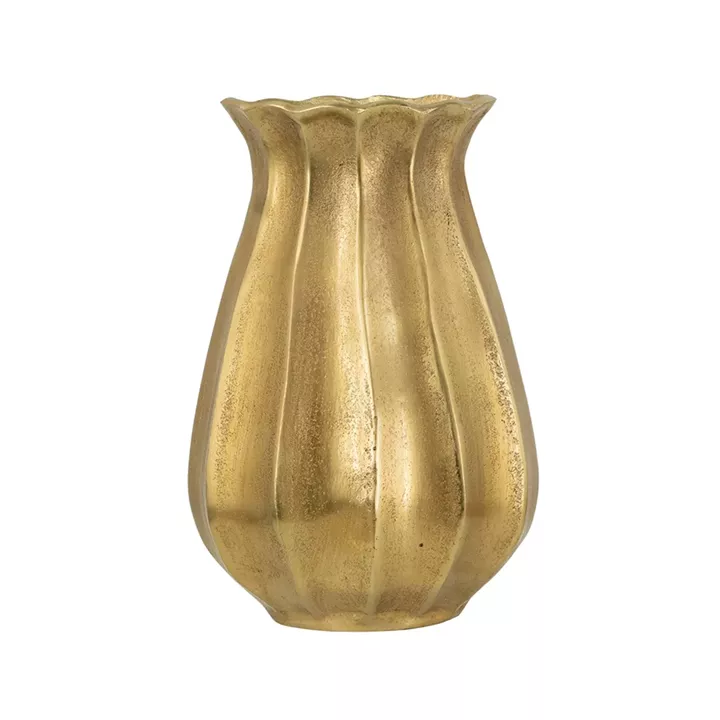 Artekko Noble Χρυσό Μεταλλικό Βάζο (16.5x15.3x26.8)cm