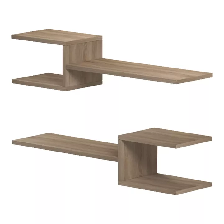 Sumpa pakoworld wall shelf 2 pcs sonoma 65x20x18cm